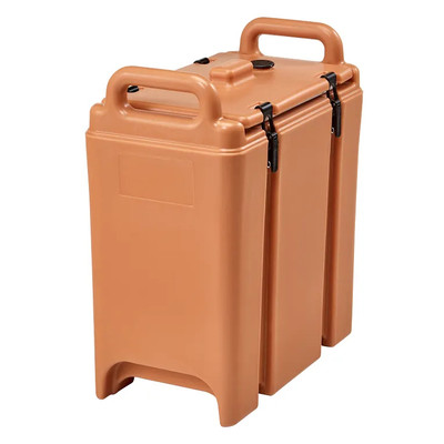 Cambro 350LCD157 3-3/8 Gallon Coffee Beige Soup Carrier Plastic