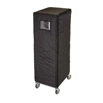 Cambro GBIRC272162110 27" W x 62" H x 21" D Black Nylon Insulated GoBag Rack Cover