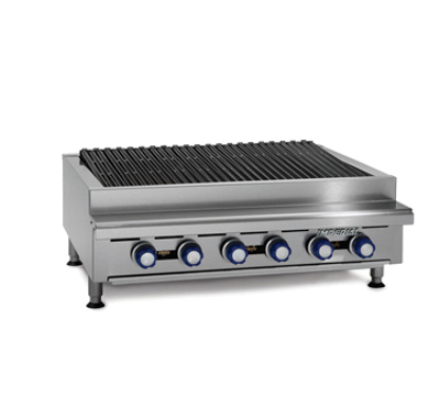 Imperial IRB-24 24&quot; Gas Countertop Charbroiler - 60,000 BTU