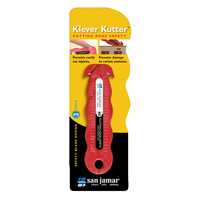 San Jamar KK403 4-1/2"L x 1-1/2"W x 1/2"H Stainless Steel Box Cutter