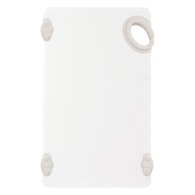 Winco CBN-610WT 6" W White Co-Polymer Rectangular Cutting Board
