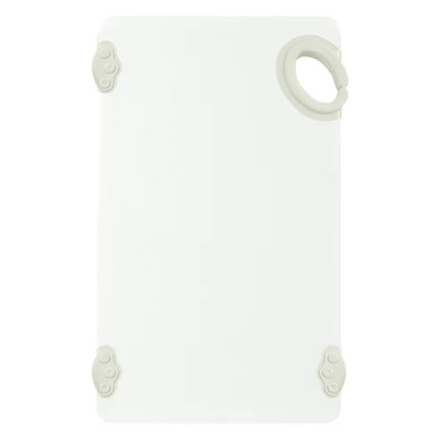Winco CBN-610WT 6" W White Co-Polymer Rectangular Cutting Board