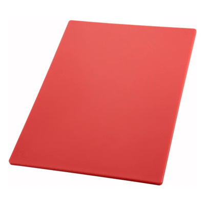 Winco CBRD-1218 12" x 18" x 1/2" Polypropylene Cutting Board
