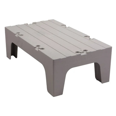 Cambro DRS36480 S-Series Dunnage Rack Solid Top 1500 Lbs. Load Capacity 36"W Speckled Gray
