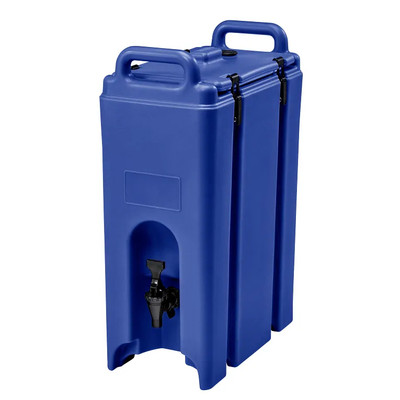 Cambro 500LCD186 4-3/4 Gallon Navy Blue Plastic Beverage Carrier