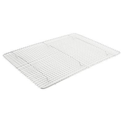 Winco PGW-1216 12" x 16-1/2" Chrome Plated Wire Pan Grate