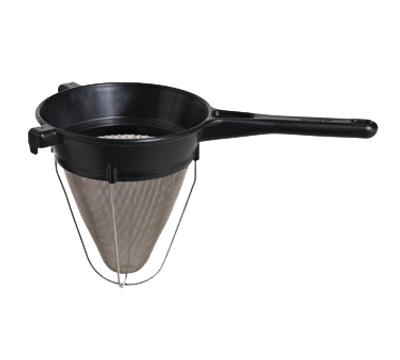 Matfer Bourgeat 017362MC 10&quot; Stainless Steel Bouillon Strainer - 12 Piece/Master Case