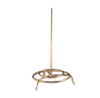 American Metalcraft GCS37 3" x 6" Brass Plated Check Spindle