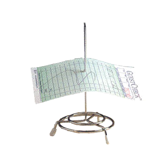American Metalcraft NCS36 3" x 6" Nickel Plated Check Spindle
