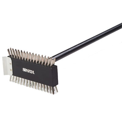 Carlisle 4029000 30 1/2" W Stainless Steel Sparta Broiler Master Brush