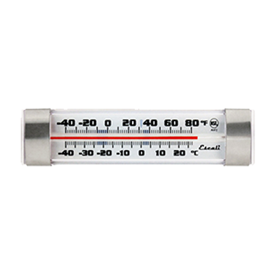 San Jamar THDLRFG 1-1/4 x 4-3/4 x 3/4" Escali Refrigerator/Freezer Thermometer
