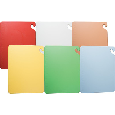 San Jamar CB1824KC 18" x 24" x 1/2" Cut-N-Carry Cutting Board - 1 Kt
