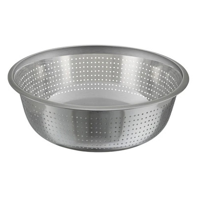 Winco CCOD-15S 15" Dia. Stainless Steel Chinese Colander