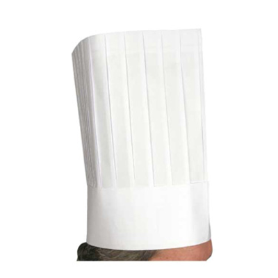 Winco DCH-12 12" Disposable Chef's Hat ( 10 pieces per Bag)