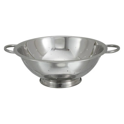 Winco COD-14 14 Qt. Stainless Steel Colander