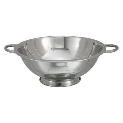 Winco COD-8 8 Qt. Stainless Steel Colander