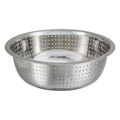 Winco CCOD-11S 11" Dia. Stainless Steel Chinese Colander