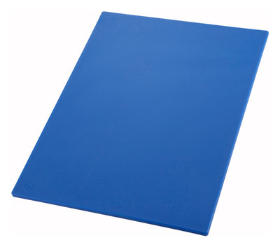Winco CBBU-1218 12" x 18" x 1/2" Polyethylene Cutting Board