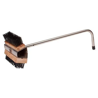 Winco BR-21 8"W Stainless Steel Dual-Headed Brush