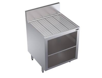 Krowne KR24-GSB3 KR24-GSB3 Royal Series 24"L x 24"D Glass Storage Cabinet with Middle Shelf