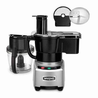 Waring WFP16SCD Combination Continuous-Feed/Batch Bowl Processor 4 Qt Batch Bowl - 2 HP