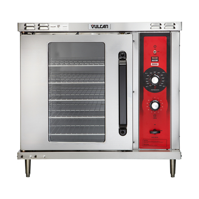Vulcan GCO2D-LP 30" W Stainless Steel Liquid Propane Single-Deck Convection Oven - 25,000 BTU