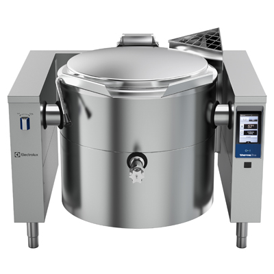 Electrolux 587040-NG 26 Gallon Natural Gas Tilting Kettle - 71,589 BTU