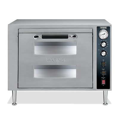 Waring WPO700 Double-Deck Pizza Oven Electric Countertop 27"W x 28"D x 21"H