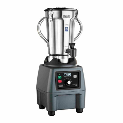 Waring CB15VSF 1 Gallon Variable-Speed Food Blender with Stainless Steel Container and Spigot - 120 Volts, 3.75 HP
