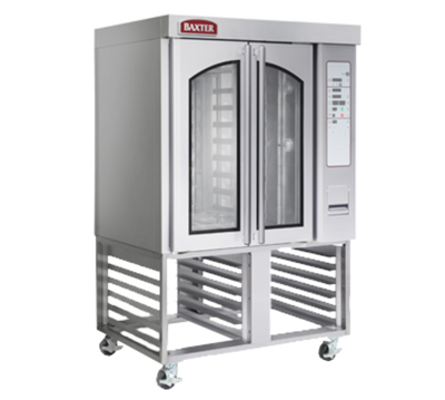 Baxter OV310G Stainless Steel Liquid Propane Mini Rotating Rack Oven - 95,000 BTU