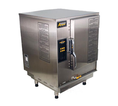 AccuTemp N61201E060-NG 6 Pans Natural Gas  Convection Steamer Connected Evolution Boilerless - 60,000 BTU