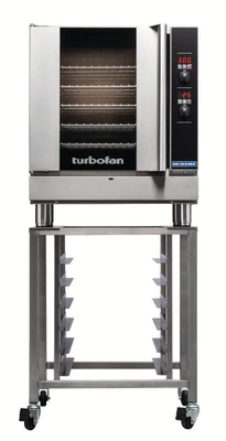 Moffat G32D5-SK32 NG Turbofan Natural Gas Single-Deck Convection Oven - 33,000 BTU with Stand