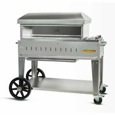 Crown Verity CV-PZ-36-MB Mobile Series Triple-Deck Pizza Oven Natural Gas 42,500 BTU