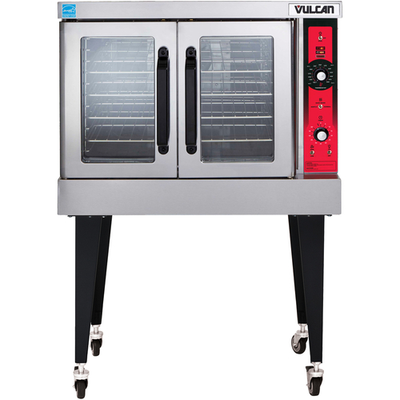 Vulcan SG4-LP 40" W Stainless Steel Liquid Propane Single-Deck Convection Oven - 60,000 BTU