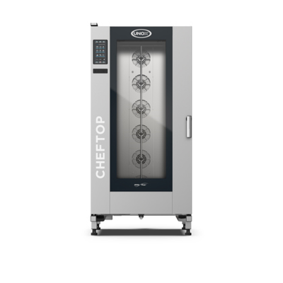 Unox XAVC-16FS-HPL 40 Hotel Size Pan Left-to-Right Door Opening Electric ChefTop MIND.Maps Plus Combi Oven - 440-480 Volts