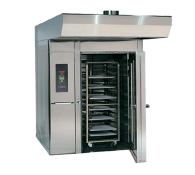 LBC Bakery LRO-2G5-PT 72" Gas Roll-Thru Rotating Rack Oven - 290,000 BTU