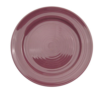 CAC China TG-7-PLM 7.5" Dia. Plum Porcelain Round Tango Plate (3 Dozen Per Case)