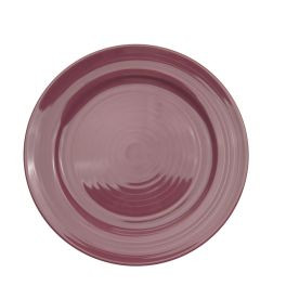 CAC China TG-7-PLM 7.5" Dia. Plum Porcelain Round Tango Plate (3 Dozen Per Case)
