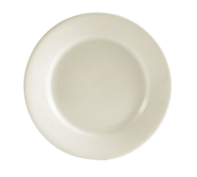 CAC China REC-5 5.5" Dia. American White Ceramic Round REC Plate (3 Dozen Per Case)