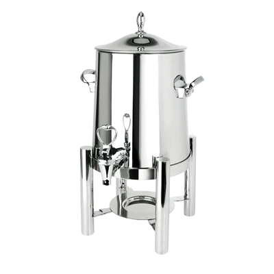 Eastern Tabletop 3123B 3 Gal. Brushed Finish Stainless Steel Pillar'd Coffee Urn