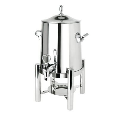 Eastern Tabletop 3123B 3 Gal. Brushed Finish Stainless Steel Pillar'd Coffee Urn