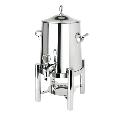 Eastern Tabletop 3123B 3 Gal. Brushed Finish Stainless Steel Pillar'd Coffee Urn