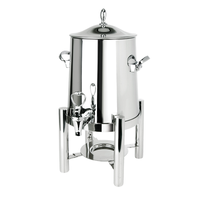 Eastern Tabletop 3123B 3 Gal. Brushed Finish Stainless Steel Pillar'd Coffee Urn