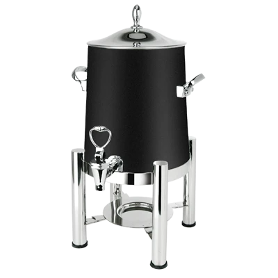 Eastern Tabletop 3123MB 3 Gal. Black Finish Stainless Steel Pillar'd Coffee Urn