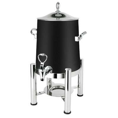 Eastern Tabletop 3123MB 3 Gal. Black Finish Stainless Steel Pillar'd Coffee Urn