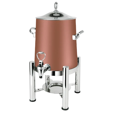 Eastern Tabletop 3123CP 3 Gal. Copper Finish Stainless Steel Pillar'd Coffee Urn