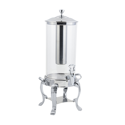 Bon Chef 40500CH 2 Gallon Juice Dispenser Stainless Steel Round