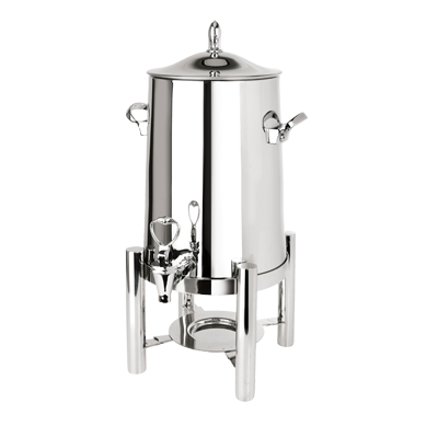 Eastern Tabletop 3125B 5 Gal. Brushed Finish Stainless Steel Pillar'd Coffee Urn