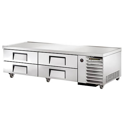 True TRCB-79 79.25"W Four Drawer Refrigerated Chef Base
