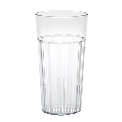 Cambro NT20152 22 oz. Clear Fluted Newport Tumbler - 36/Case